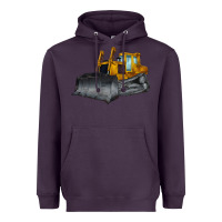 Plum Bulldozer Heavyweight Hoodie - LillyAllenDesigns