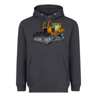 Smoke Bulldozer Heavyweight Hoodie - LillyAllenDesigns