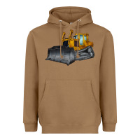 Toasted Coconut Bulldozer Heavyweight Hoodie - LillyAllenDesigns