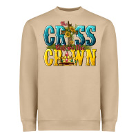 Mushroom the cross before the crown Heavyweight Sweatshirt - texasbilliewilder
