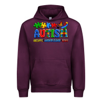 Mauve Wine autism accept understand love Urban Hoodie - Artiststas