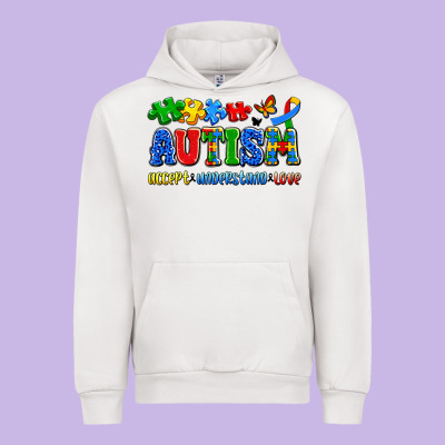Autism Accept Understand Love Urban Hoodie Designed By Artiststas