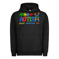 Pigment Black autism accept understand love Urban Hoodie - Artiststas