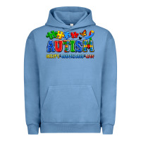 Pigment Pebble Blue autism accept understand love Urban Hoodie - Artiststas