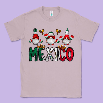 Mexico Gnome Classic Tee Designed By Cowhidedigitalart