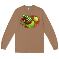 Toasted Coconut Tennis Christmas With Racket And Hat Long Sleeve Tee - FaDigitalArtStudio