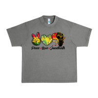 Tornado peace love juneteenth Urban Heavy Tee - BarkalooDesign