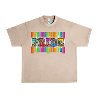French Oak pride barcode Urban Heavy Tee - Zillion Design Studio