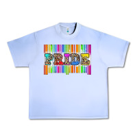 Grape Ice pride barcode Urban Heavy Tee - Zillion Design Studio