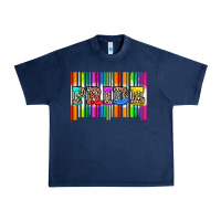 Navy pride barcode Urban Heavy Tee - Zillion Design Studio