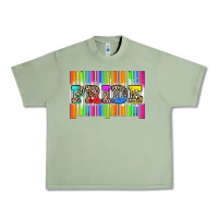 Oil Green pride barcode Urban Heavy Tee - Zillion Design Studio