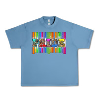 Pebble Blue pride barcode Urban Heavy Tee - Zillion Design Studio