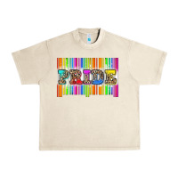 Sandshell pride barcode Urban Heavy Tee - Zillion Design Studio
