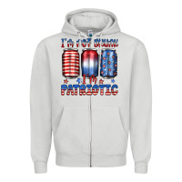 Dove Grey i'm not drunk i'm patriotic Zipper Hoodie - JahusDesignShop