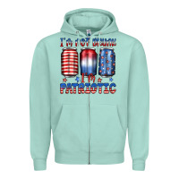 Seafoam i'm not drunk i'm patriotic Zipper Hoodie - JahusDesignShop