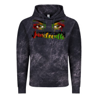 Cloud Black Juneteenth eyes Vintage Hoodie - RanaPortraitStore