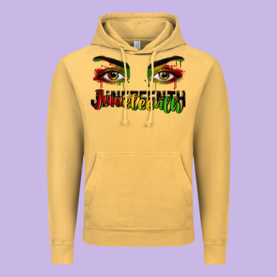 Vintage Hoodie Juneteenth eyes