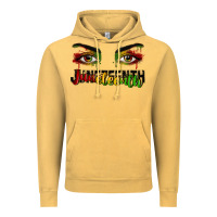 Vintage Mustard Juneteenth eyes Vintage Hoodie - RanaPortraitStore