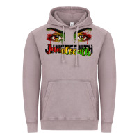 Vintage Zinc Juneteenth eyes Vintage Hoodie - RanaPortraitStore