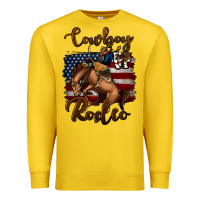 Lemon Cowboy Up Rodeo Bucking Bronco Premium Sweatshirt - Jasminsmagicworld