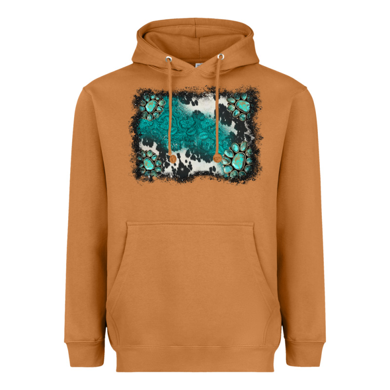 Gemstones Background Heavyweight Hoodie by BarkalooDesign | Teevron