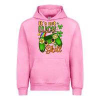 Fuchsia Pink it s not luck skill Urban Hoodie - Artiststas