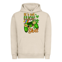 Pigment French Oak it s not luck skill Urban Hoodie - Artiststas