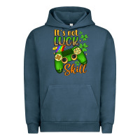 Pigment Midnight Navy it s not luck skill Urban Hoodie - Artiststas