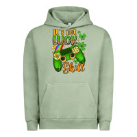 Pigment Oil Green it s not luck skill Urban Hoodie - Artiststas