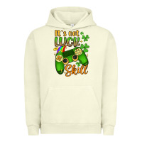 Pigment Pistachio it s not luck skill Urban Hoodie - Artiststas