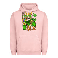 Pigment Salmon it s not luck skill Urban Hoodie - Artiststas