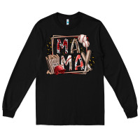 Black mama baseball Long Sleeve Tee - RacoonDesign