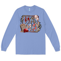 Colony Blue mama baseball Long Sleeve Tee - RacoonDesign