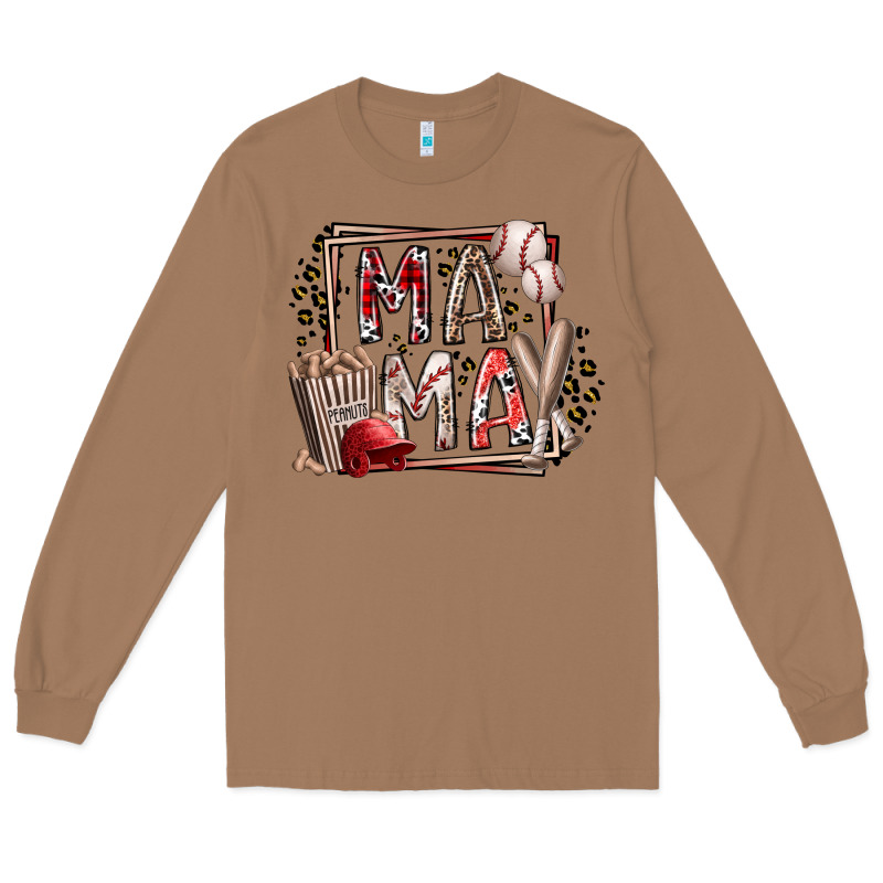 Mama Baseball Long Sleeve Tee by RacoonDesign | Teevron