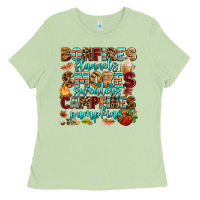 Matcha bonfires flannels smores Ladies Tee - AdoDesignShop
