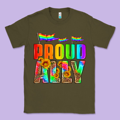 Proud Ally Classic Tee Designed By Hra Design Shop