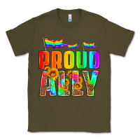 Army Green proud ally Classic Tee - HRA Design Shop
