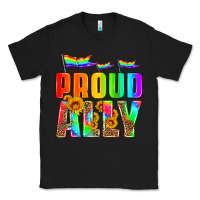 Black proud ally Classic Tee - HRA Design Shop