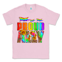 Bubblegum Pink proud ally Classic Tee - HRA Design Shop