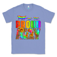 Colony Blue proud ally Classic Tee - HRA Design Shop