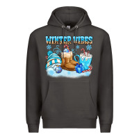 Smoke winter vibes Premium Hoodie - MaliasSmallBusiness