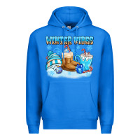 True Royal winter vibes Premium Hoodie - MaliasSmallBusiness