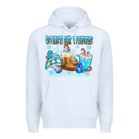 White winter vibes Premium Hoodie - MaliasSmallBusiness
