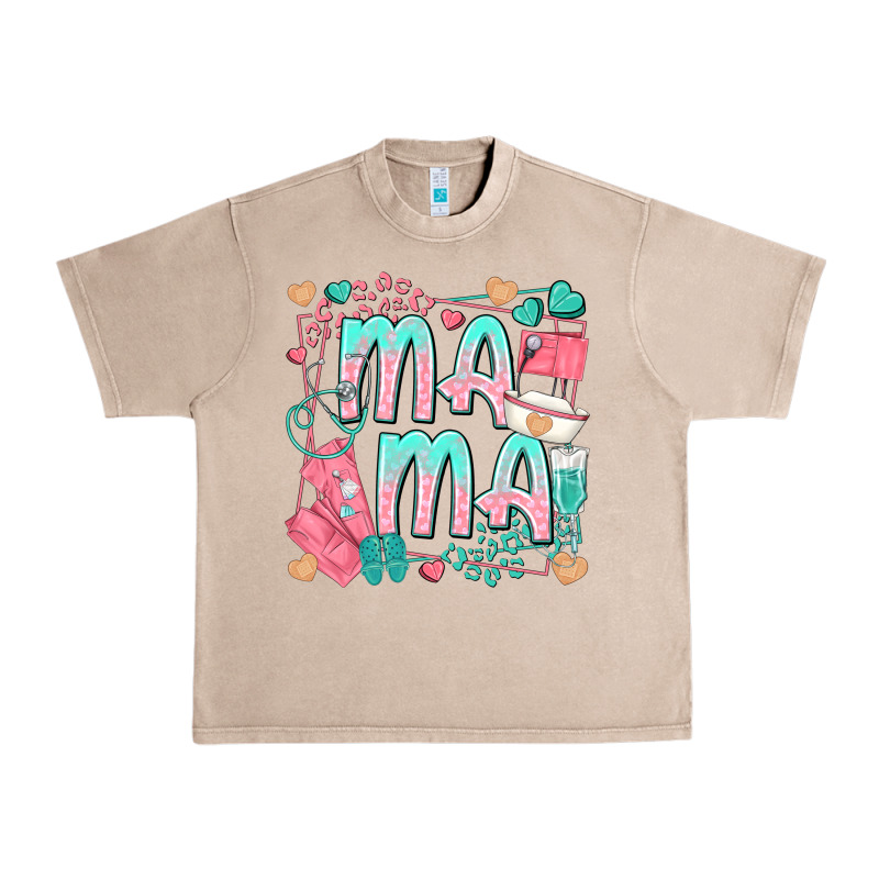 Mama Nurse Urban Heavy Tee by texasbilliewilder | Teevron