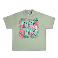 Oil Green mama nurse Urban Heavy Tee - texasbilliewilder