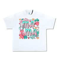 White mama nurse Urban Heavy Tee - texasbilliewilder