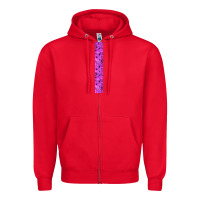 Red Halloween Key Fob Zipper Hoodie - BundleAndBundleShop