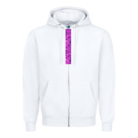 White Halloween Key Fob Zipper Hoodie - BundleAndBundleShop