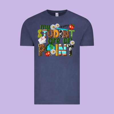 My Student Are On Point Vintage Tee Designed By Texasbilliewilder