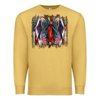 Antique Gold Lady of Guadalupe 4th of july Premium Sweatshirt - Jasminsmagicworld